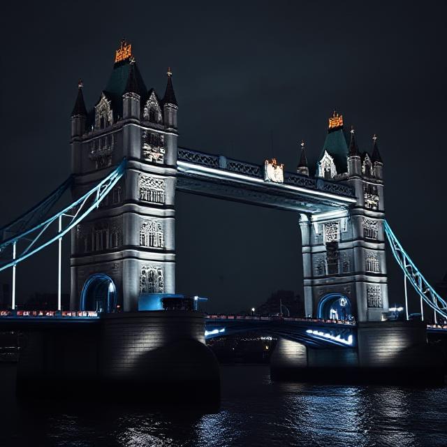 Tower Bridge bij zonsondergang